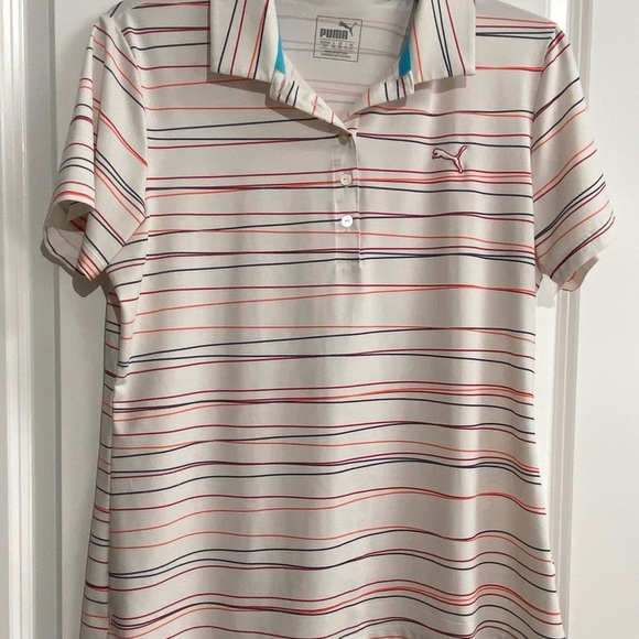 EUC - Women’s Cobra PUMA Golf Roadmap Stripe Polo - Size L - Picture 3 of 12
